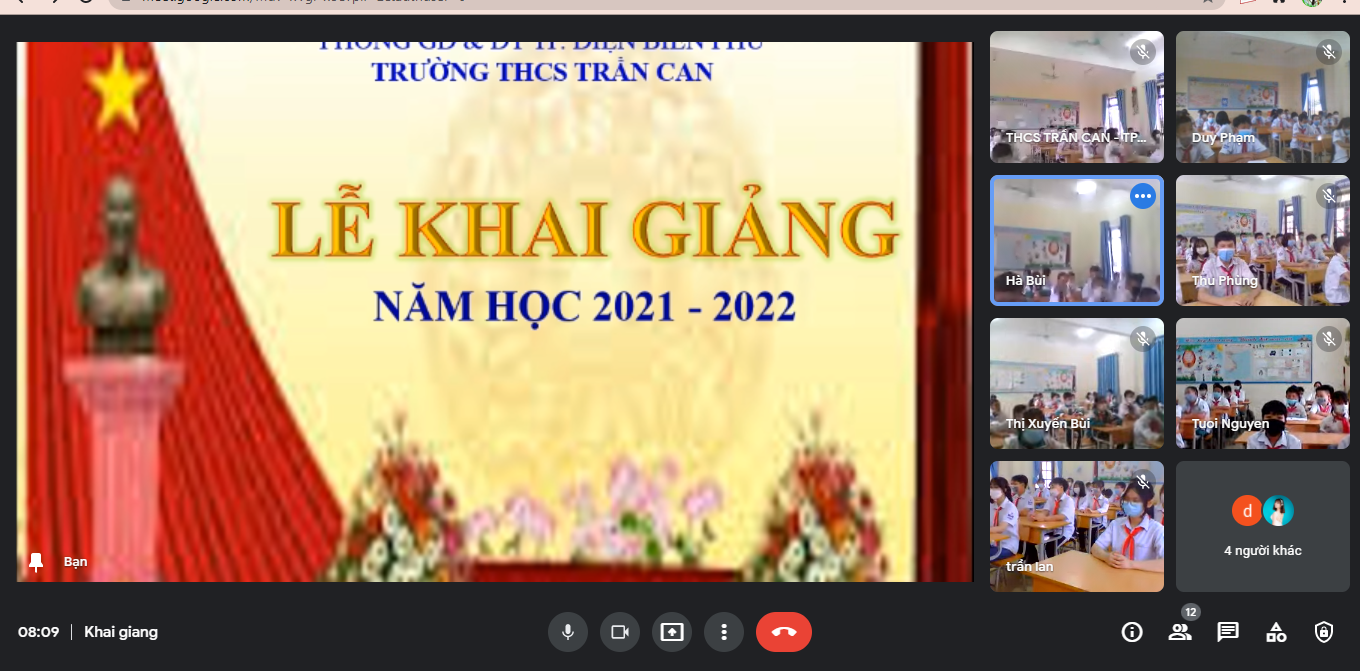 KHAI GIẢNG NĂM HỌC 2021 - 2022