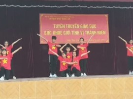 Bài nhảy "Nối vòng tay lớn" của các em học sinh khối 7 và 8